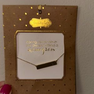 Mud Pie Monogram C necklace